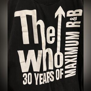 Rare vintage The Who 30 Years Maximum R&B T-Shirt XL